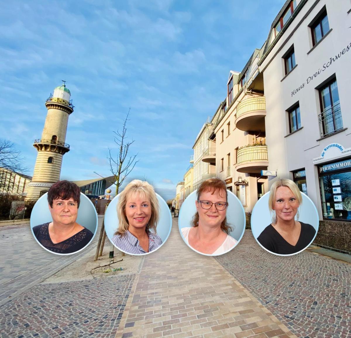 Ferienwohnung Ferienhaus am Yachthafen, Moewe Rostock Exterior foto